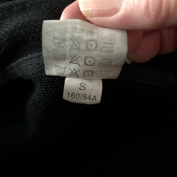 Lost Mary Black Hooded Sweatshirt Hoodie Novelty Size Small - Picture 7 of 10